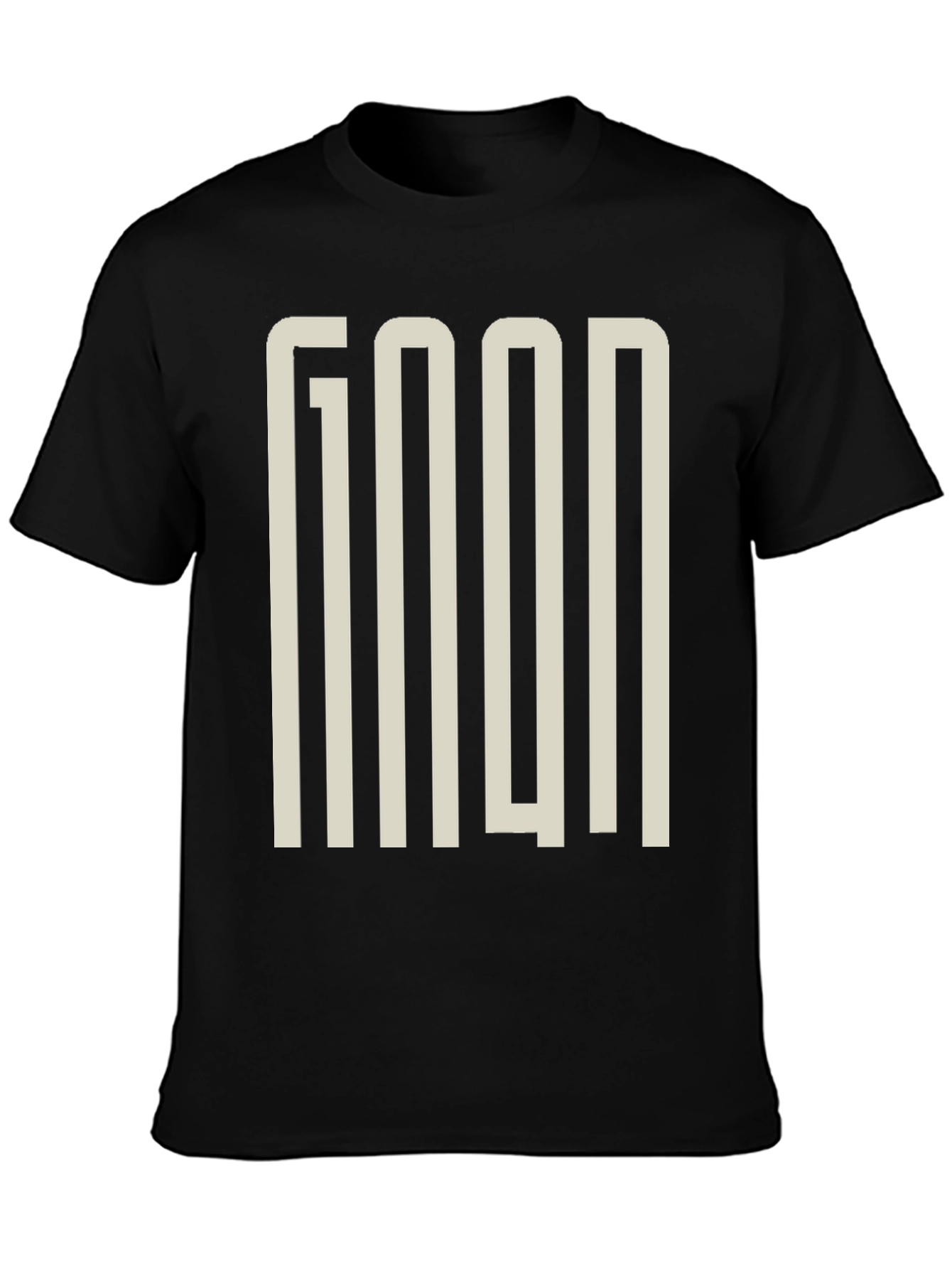 GOOD Graphic Print Black T-Shirt