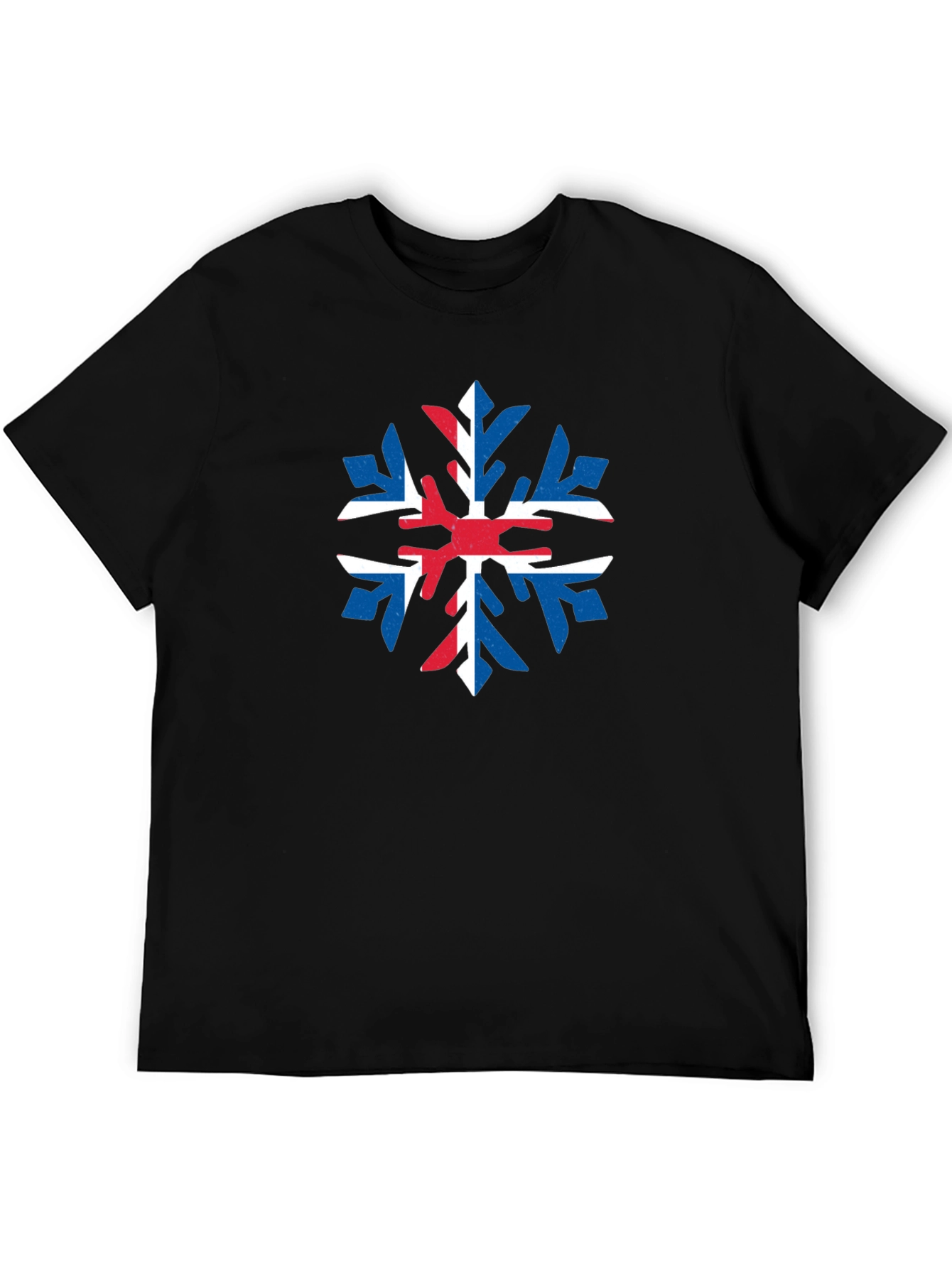 Union Jack Snowflake Graphic T-Shirt