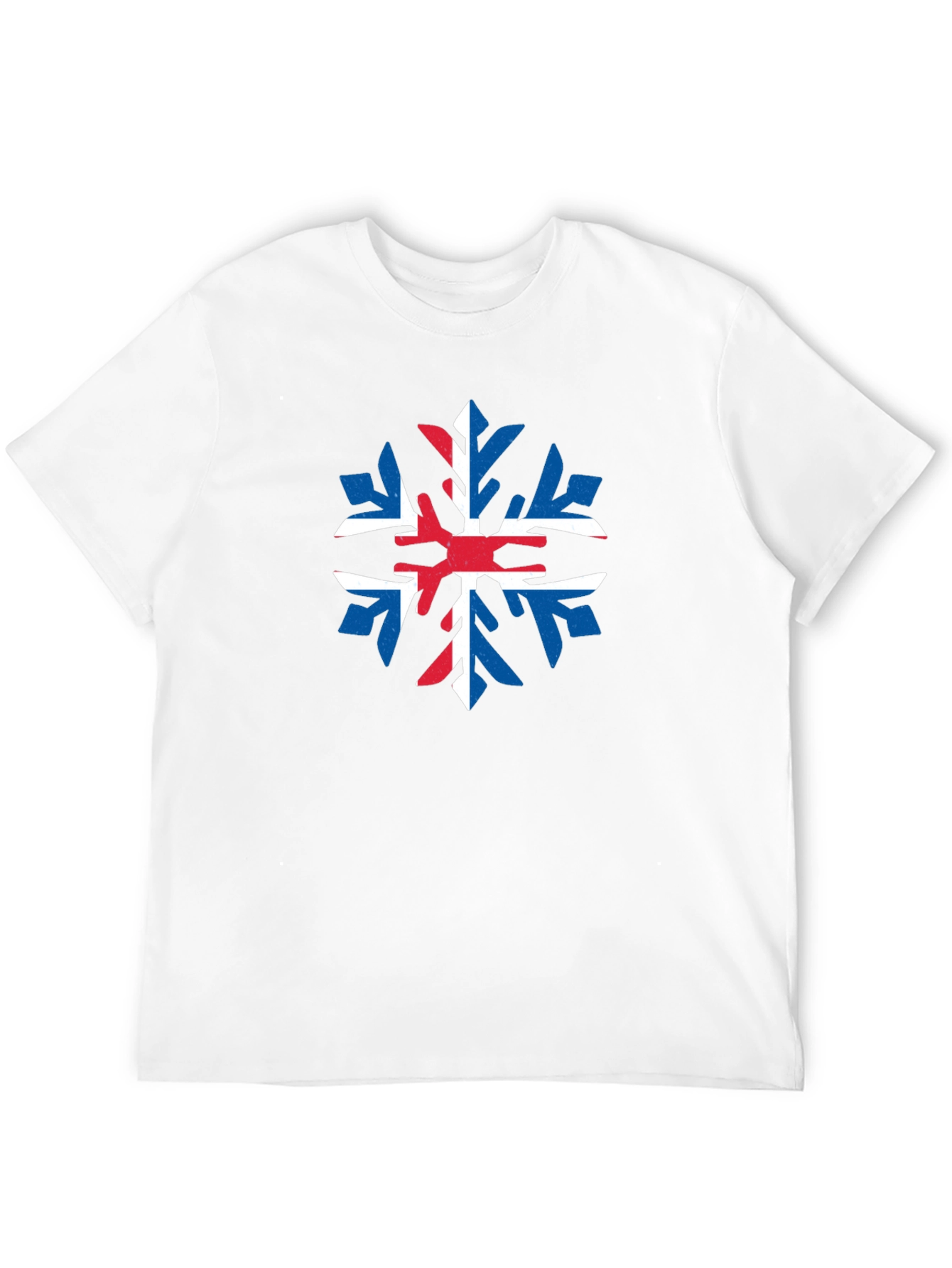 Union Jack Snowflake Graphic T-Shirt