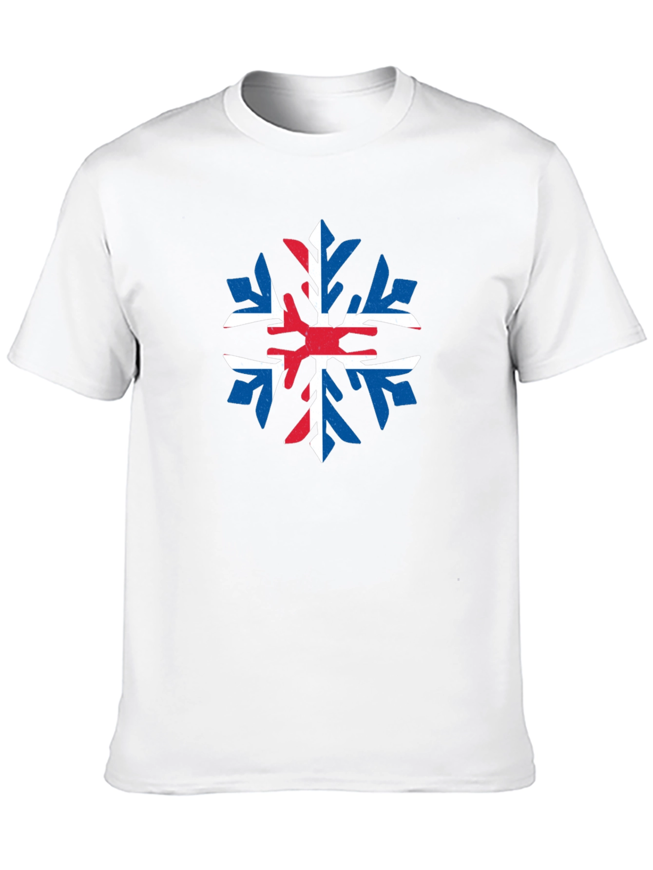 Union Jack Snowflake Graphic T-Shirt
