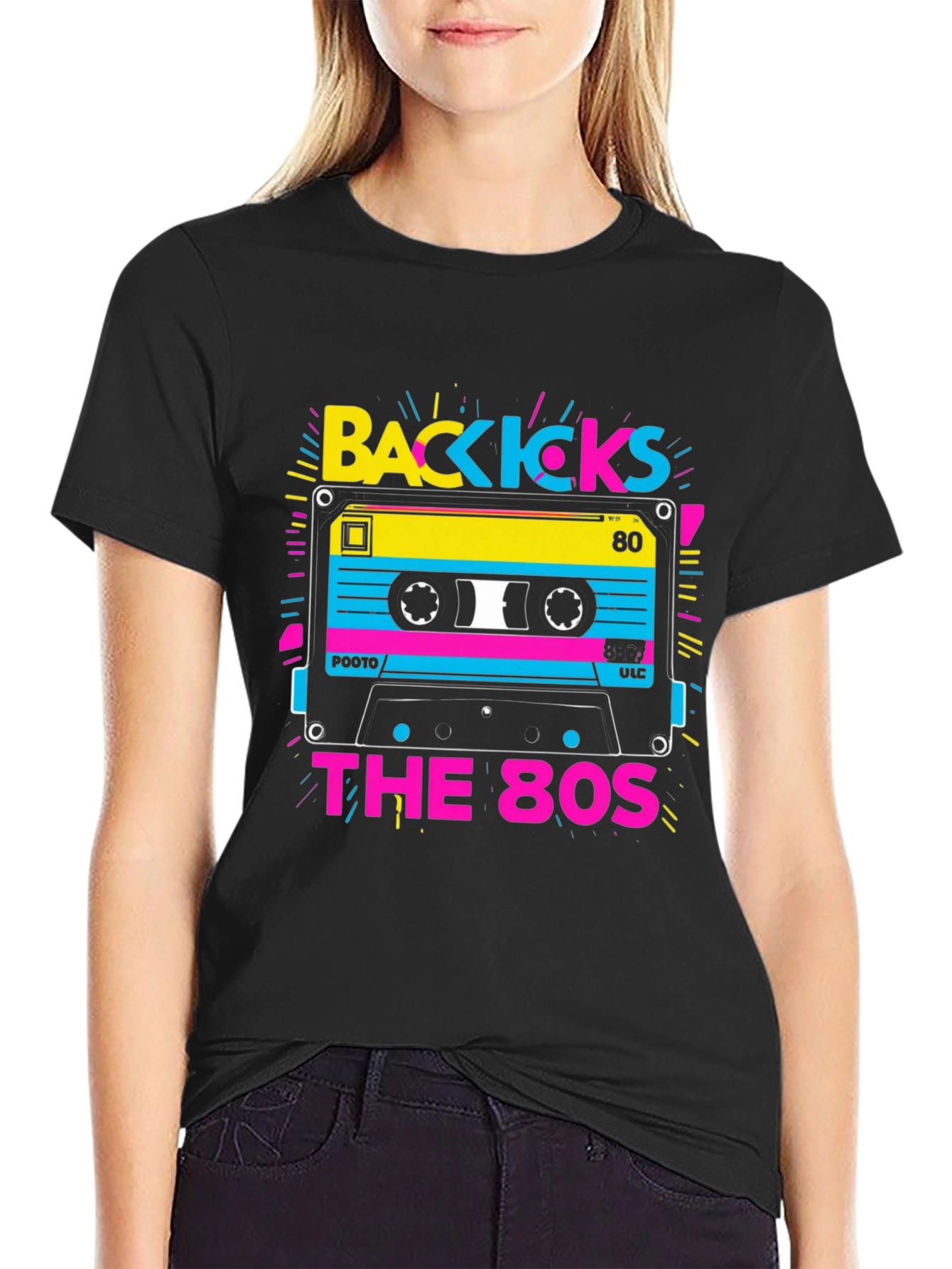 Back Kicks 80s Cassette Graphic Tee