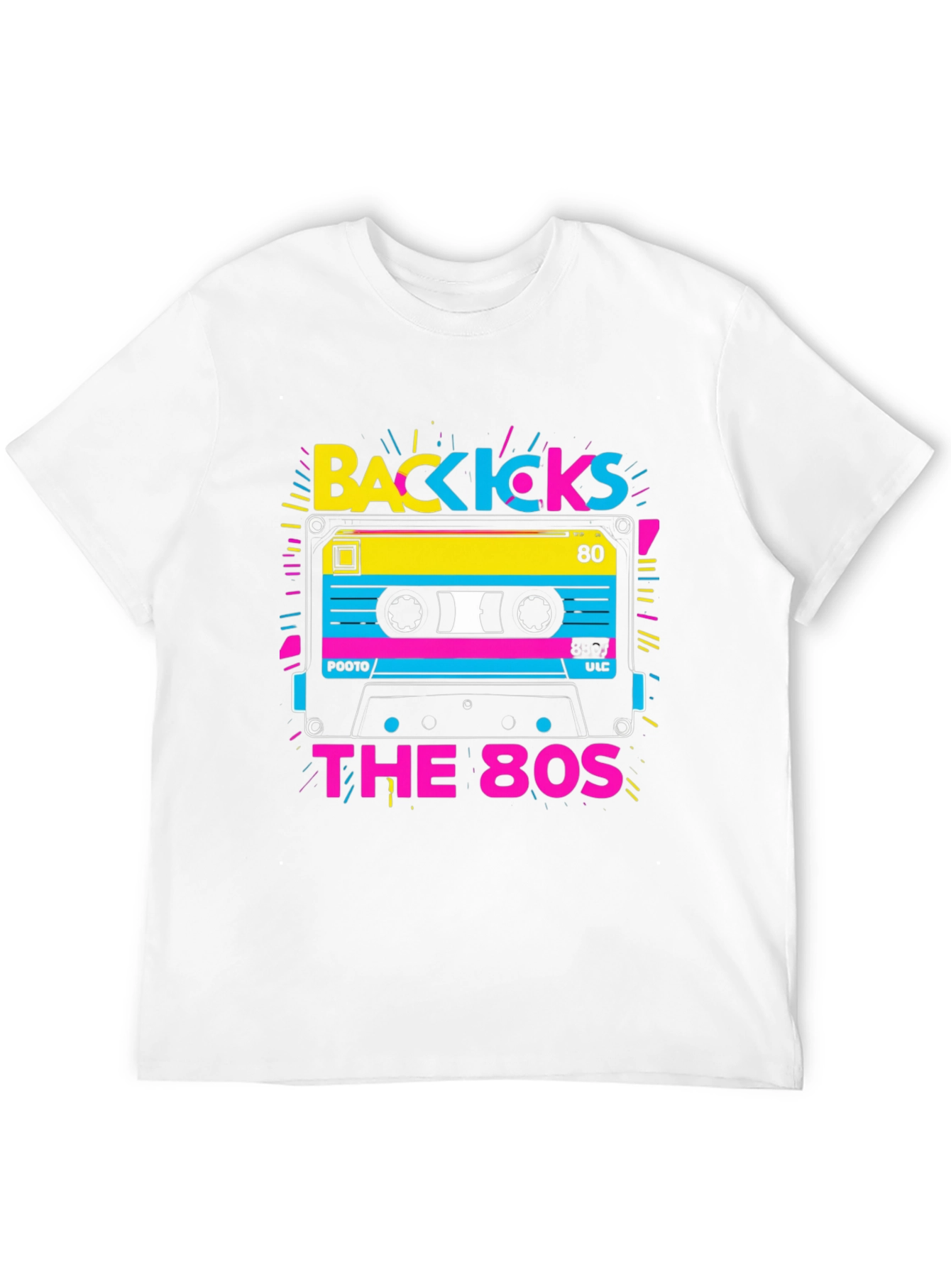 Back Kicks 80s Cassette Graphic Tee