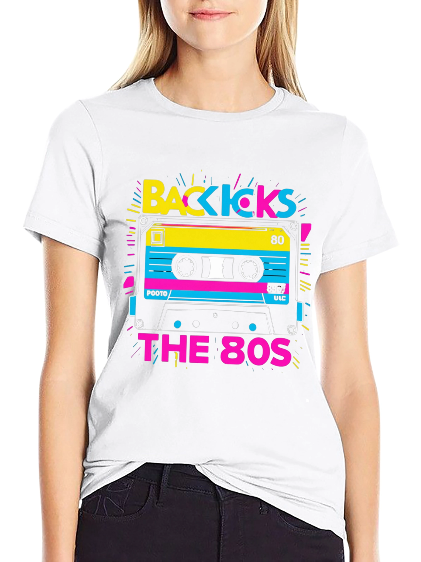 Back Kicks 80s Cassette Graphic Tee