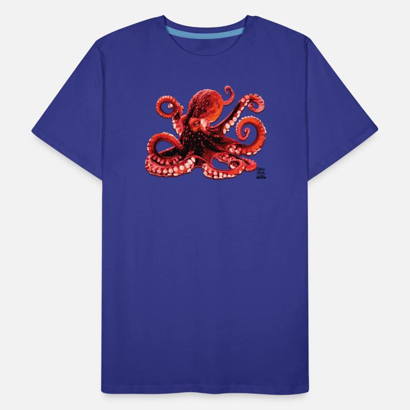 Vibrant Octopus Marine Illustration