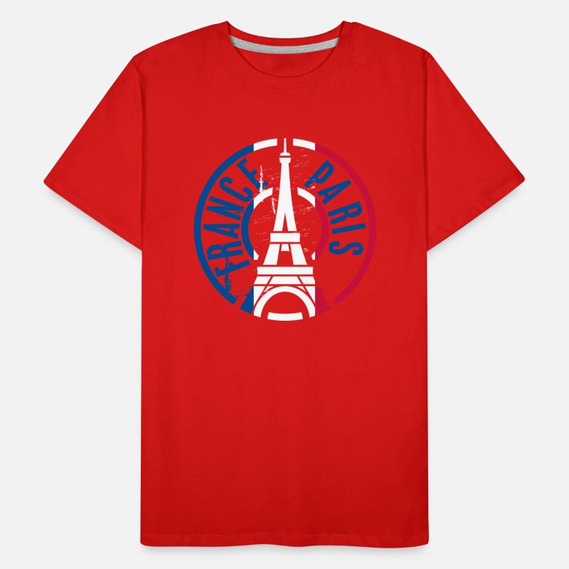 Vibrant Paris France Dual Emblem Design