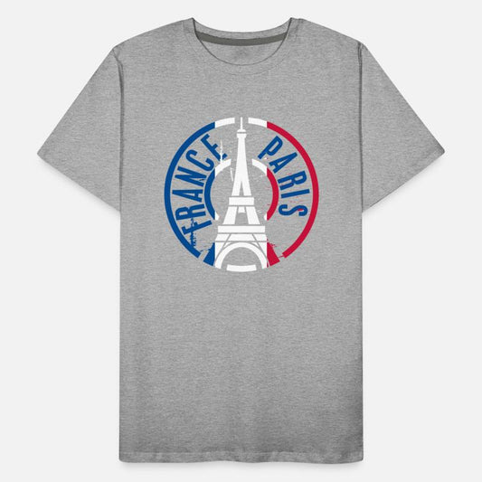 Vibrant Paris France Dual Emblem Design