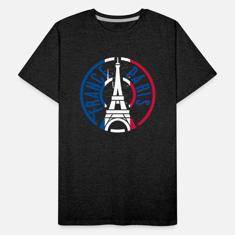 Vibrant Paris France Dual Emblem Design