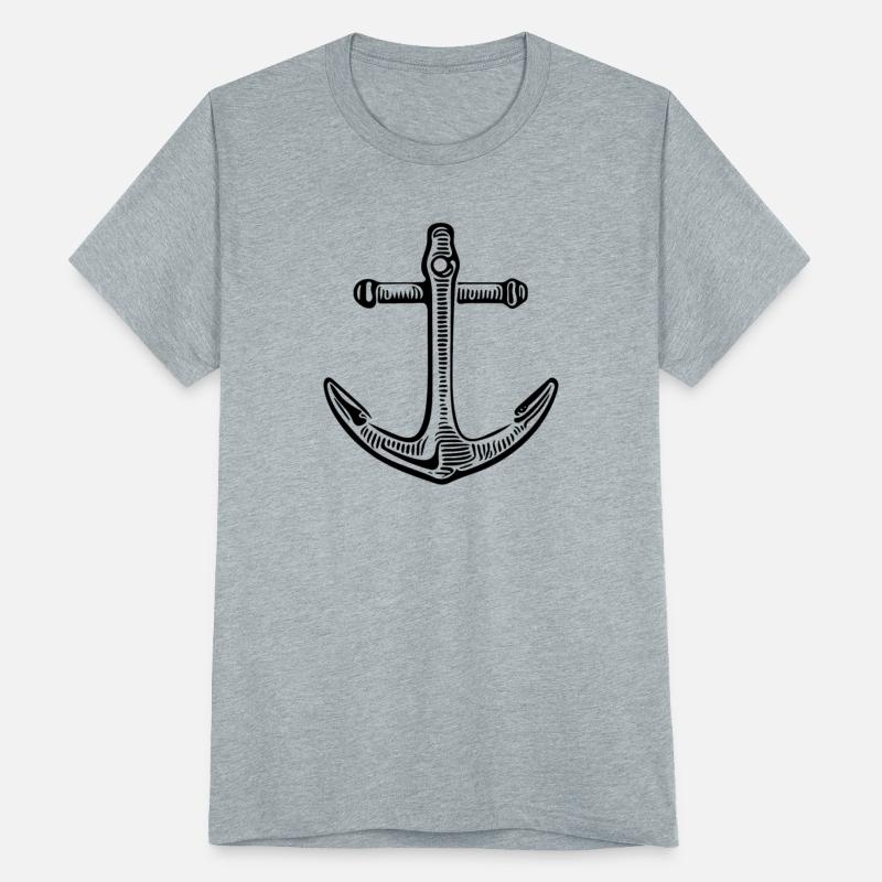 Vintage Anchor Skipper Tattoo Seafaring Design
