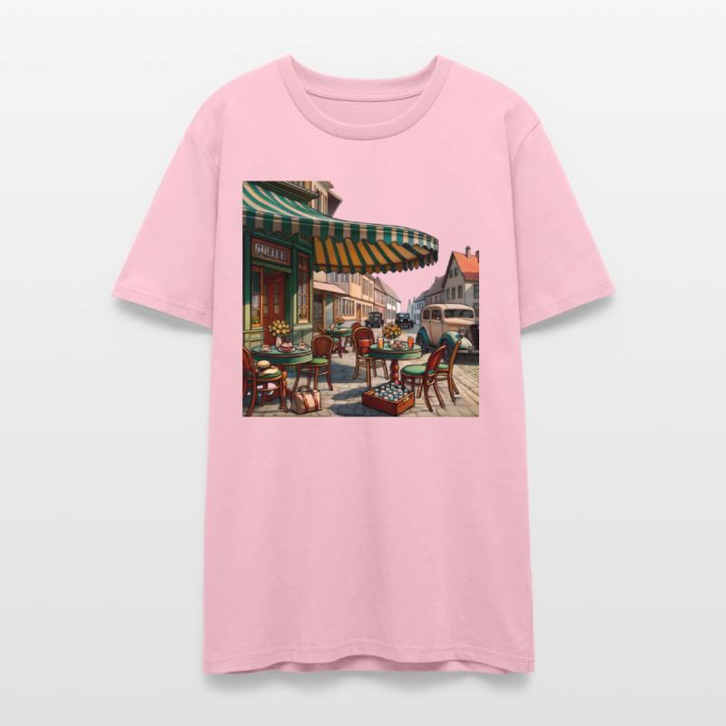 Vintage European Cafe Scene