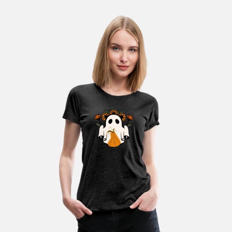 Vintage Halloween pumpkin ghost