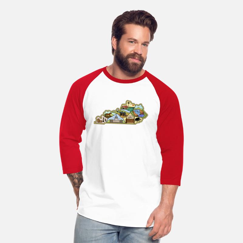 Vintage Kentucky Louisville Lexington Graphics Map