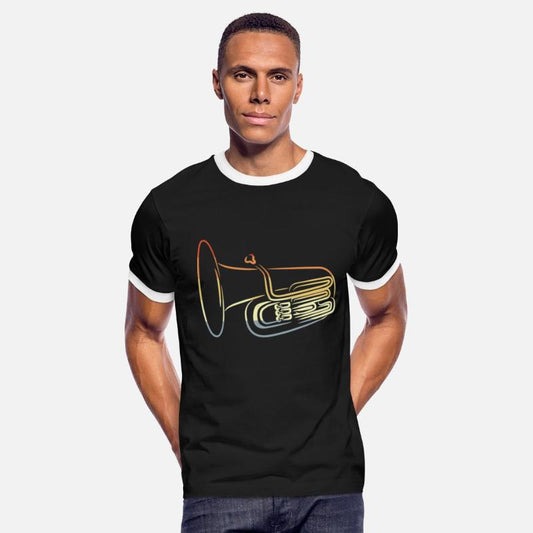 Vintage Tuba Drawing