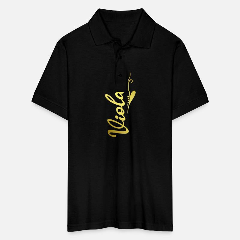 Viola Name Faux Gold Tulip Flourish