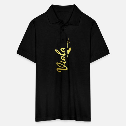 Viola Name Faux Gold Tulip Flourish