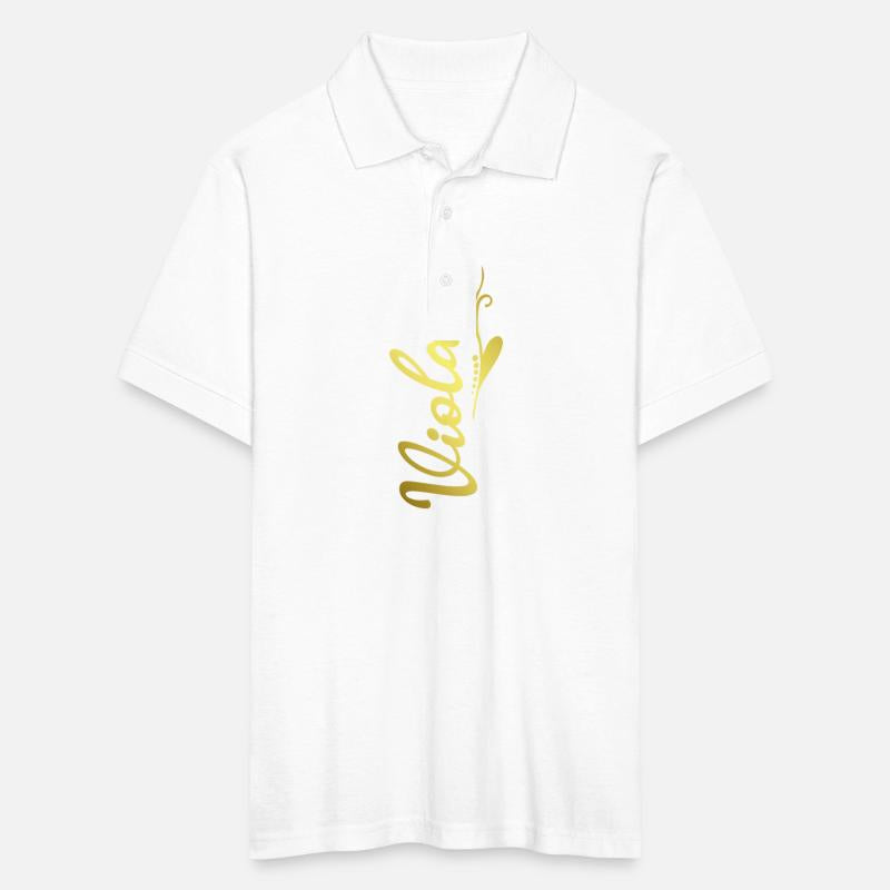 Viola Name Faux Gold Tulip Flourish