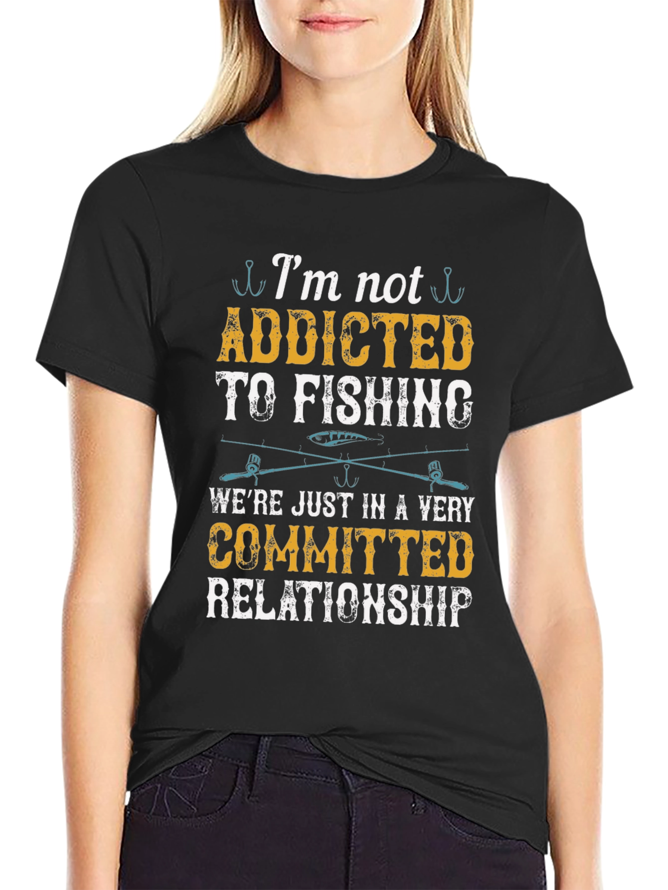 Fishing Addict T-Shirt - Humorous Angler Tee