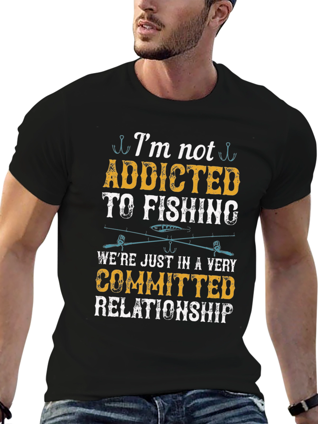 Fishing Addict T-Shirt - Humorous Angler Tee