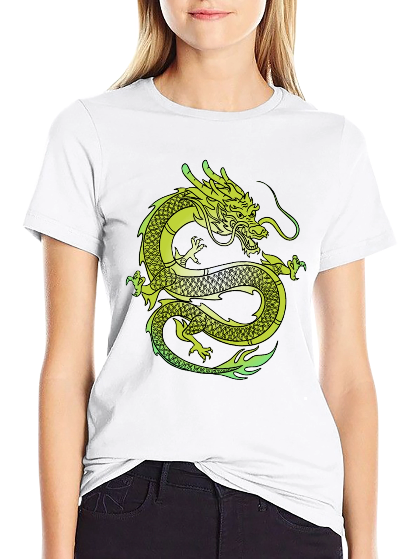 Dragon Graphic T-Shirt - Mens Black Tee