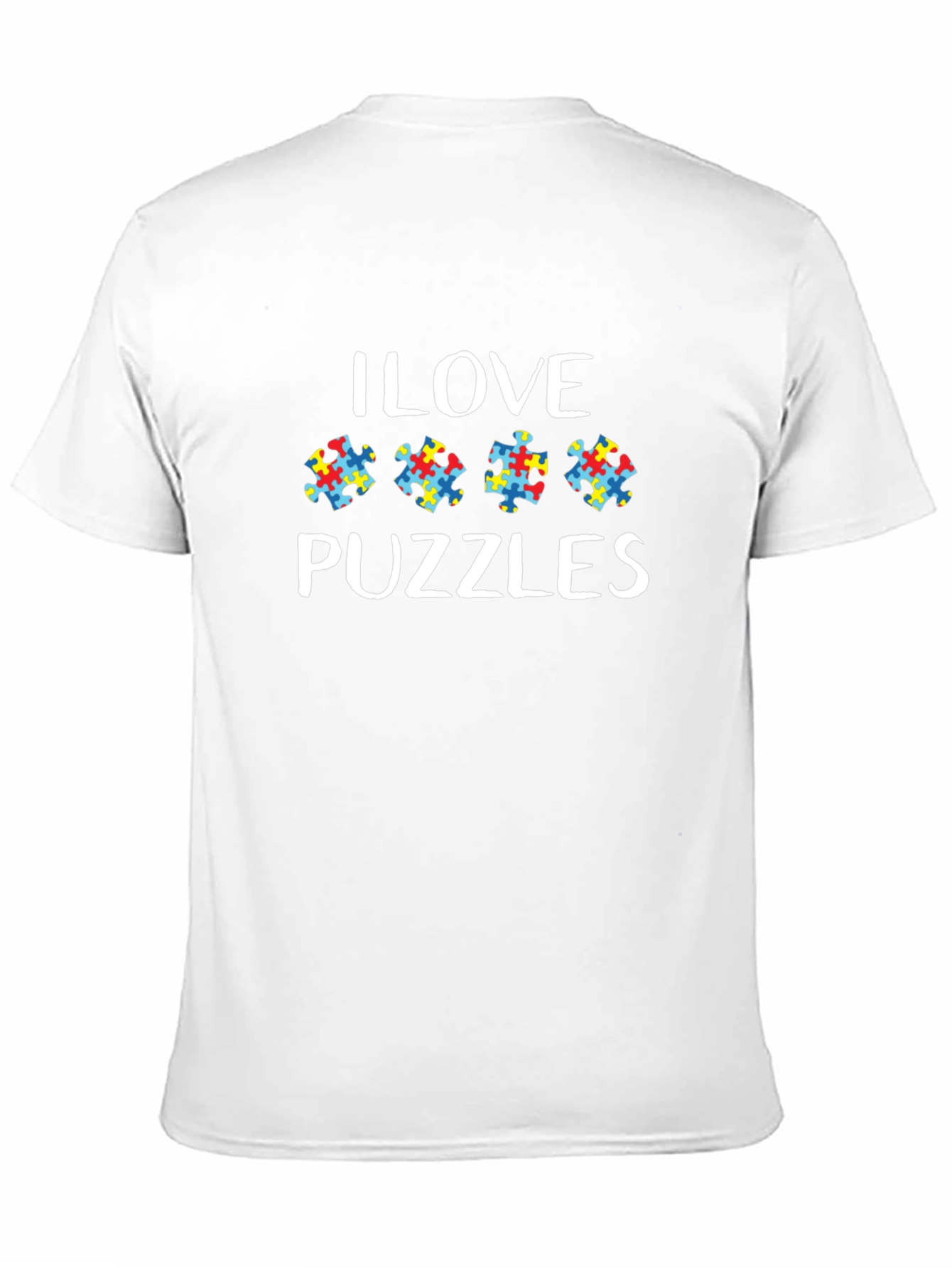 I Love Puzzles Autism Awareness T-Shirt