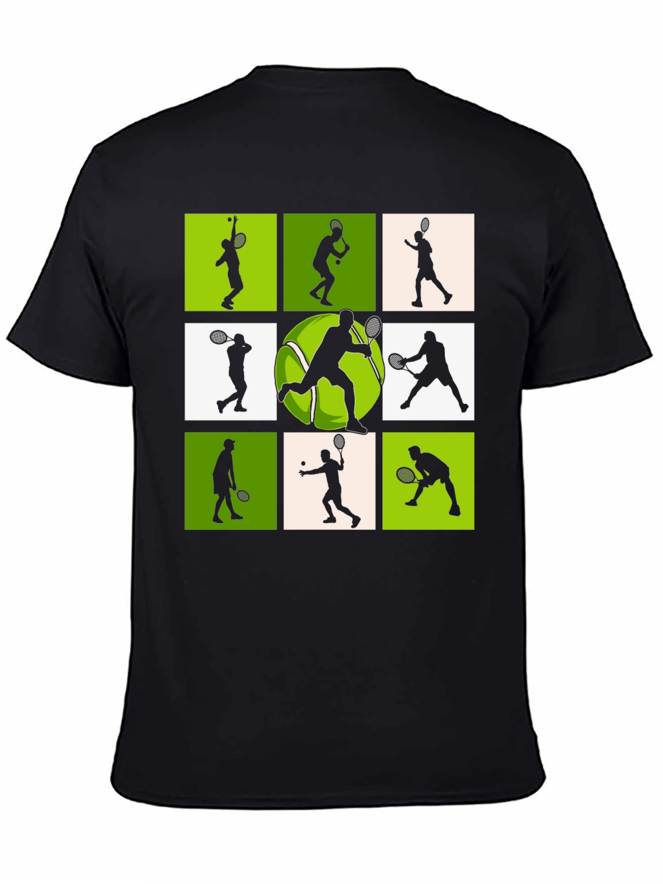 Tennis Player Silhouette T-Shirt