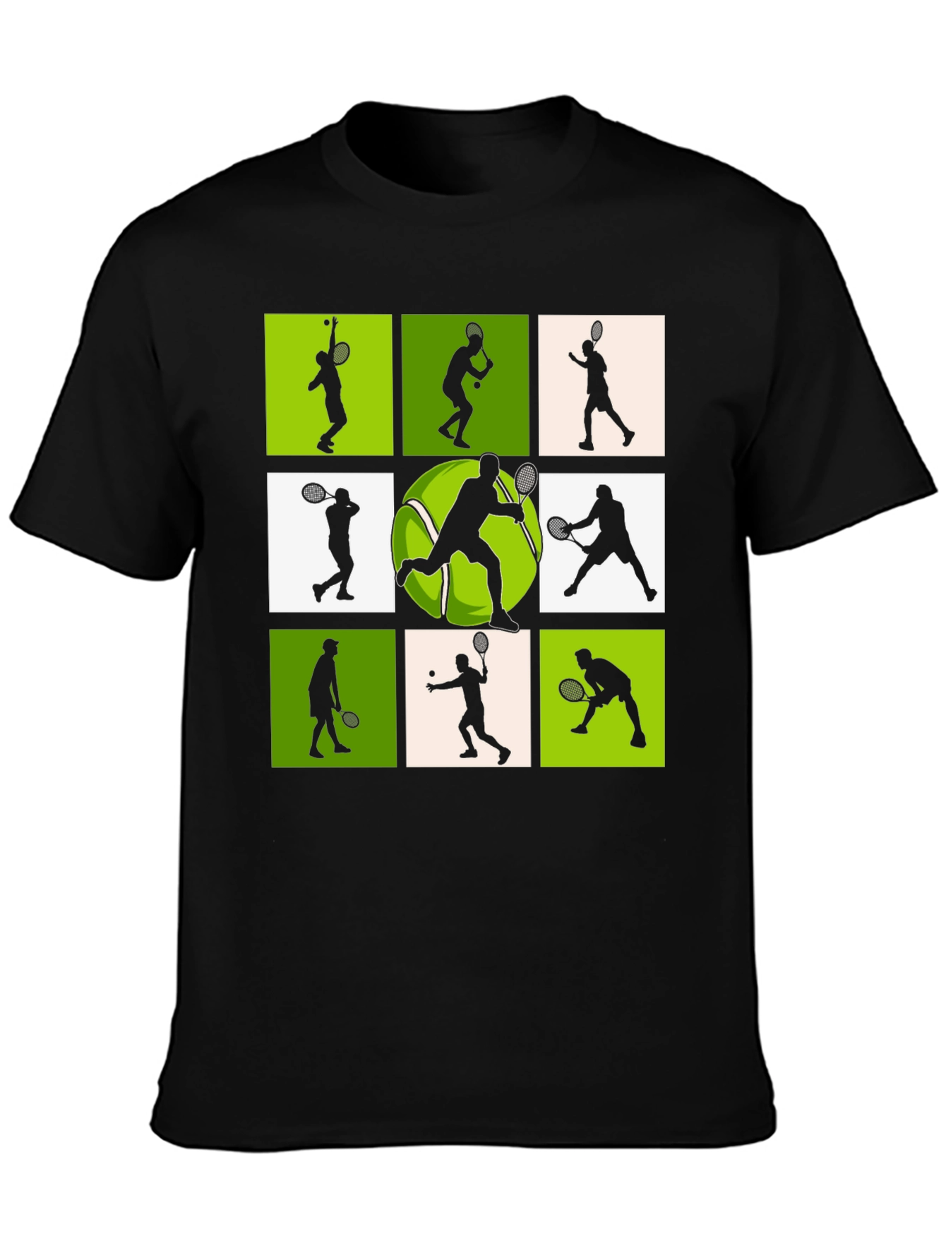 Tennis Player Silhouette T-Shirt