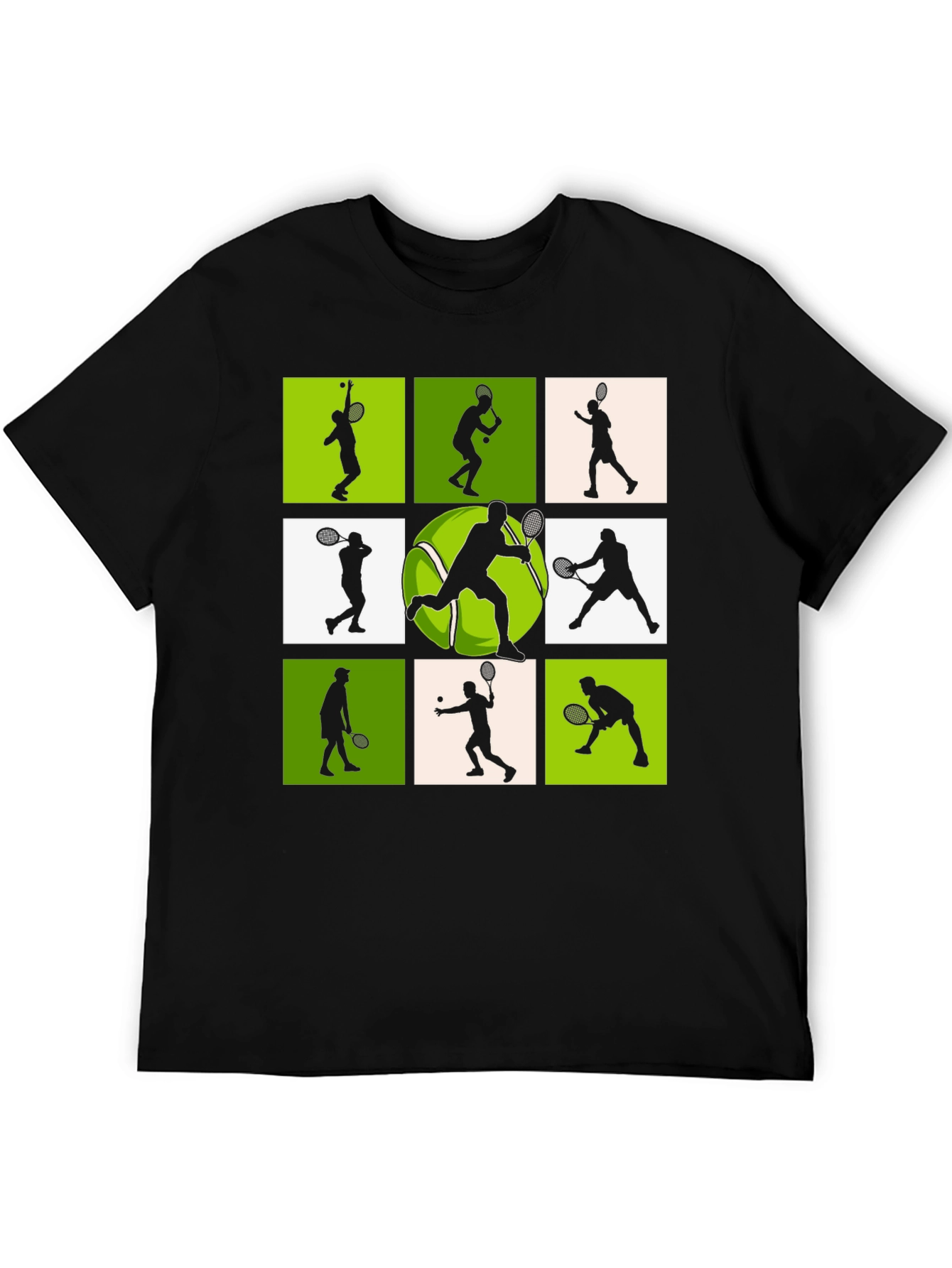 Tennis Player Silhouette T-Shirt