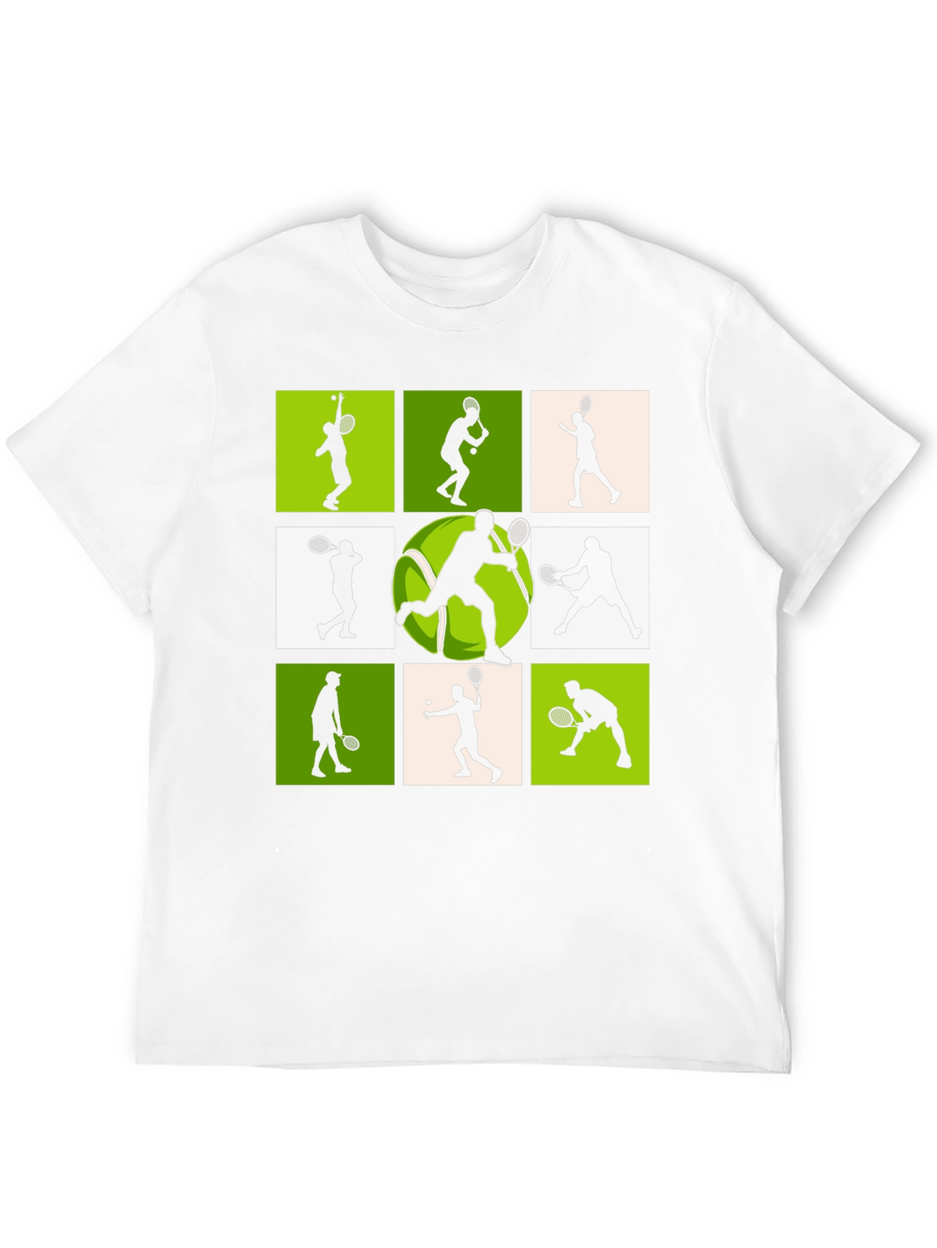 Tennis Player Silhouette T-Shirt