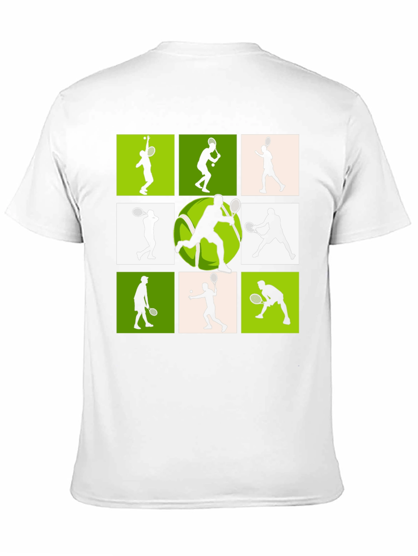 Tennis Player Silhouette T-Shirt
