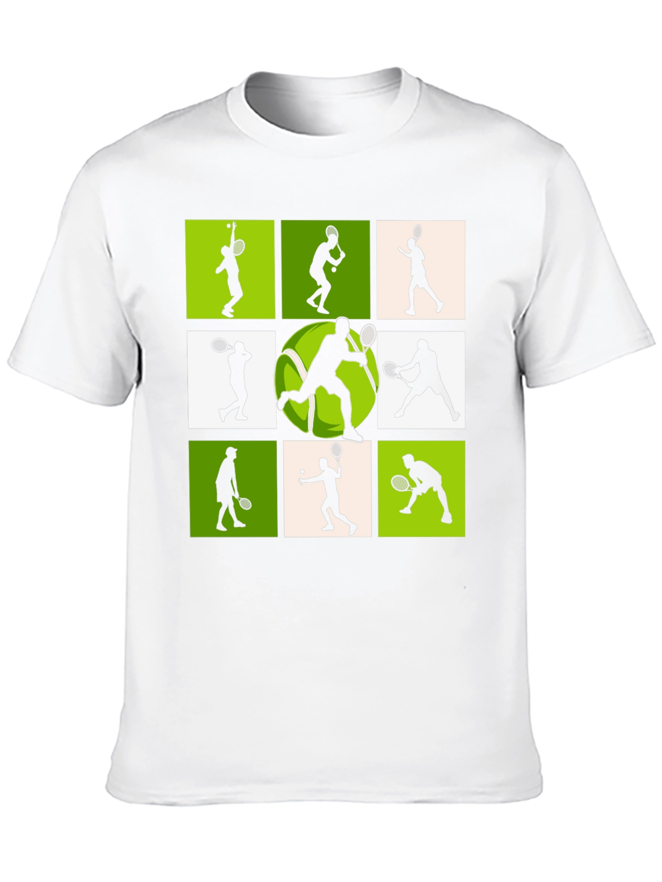 Tennis Player Silhouette T-Shirt