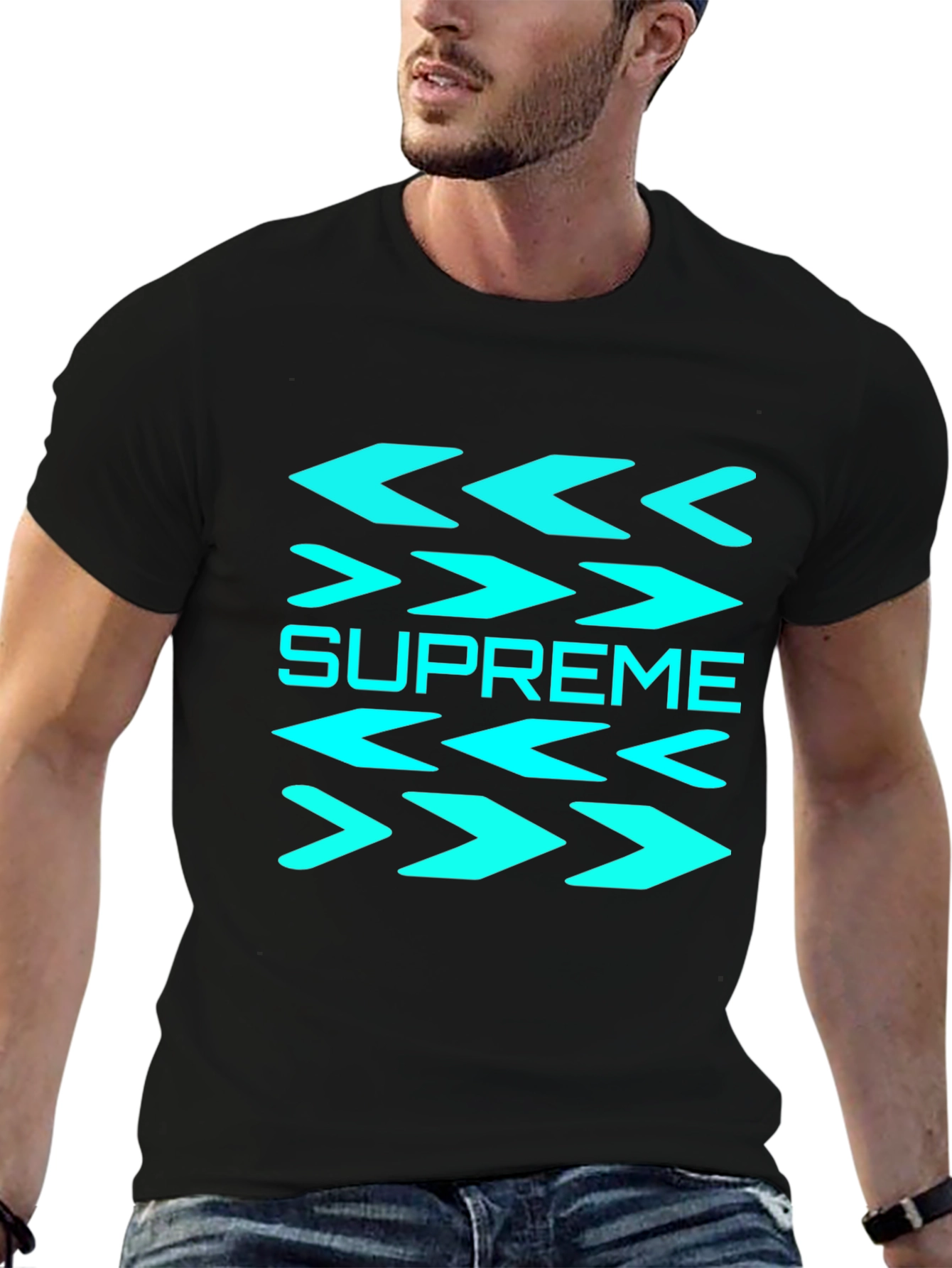 Supreme Arrows Graphic Black T-Shirt