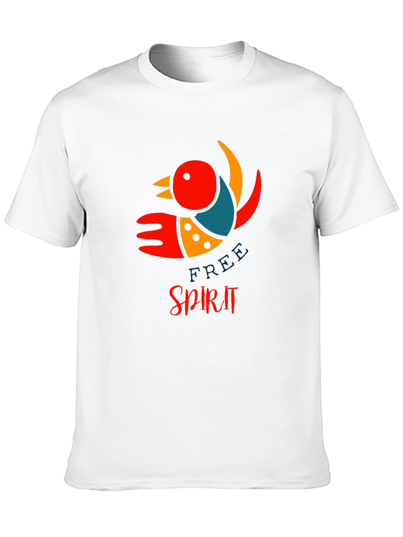 Free Spirit Bird Graphic Tee - Black