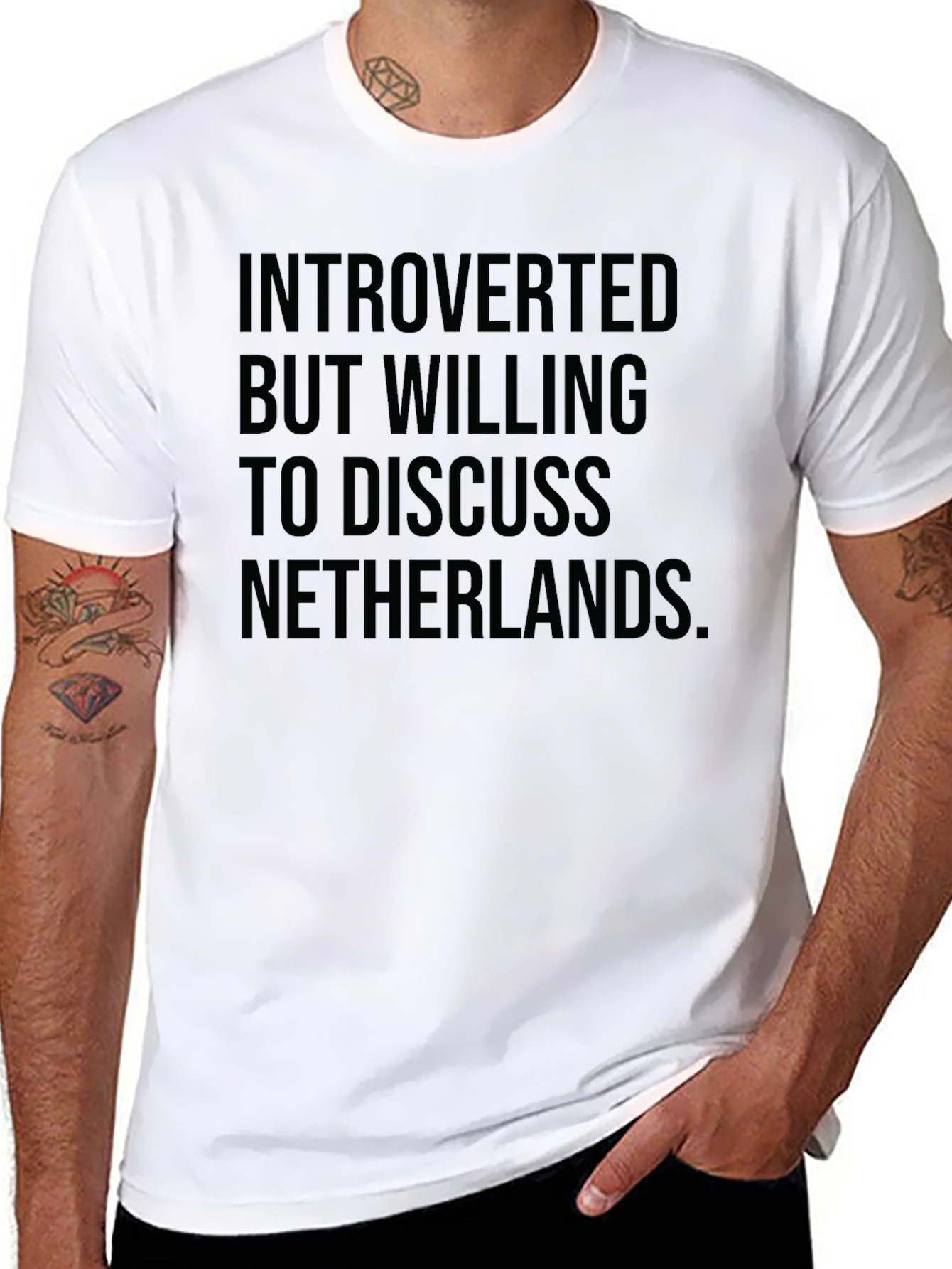 Introverted Netherlands T-Shirt - Sarcastic Tee
