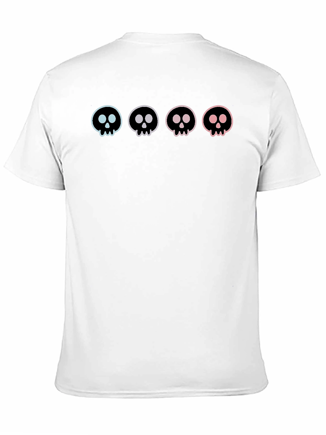 Skull Graphic Tee - Trendy Cotton Black T-Shirt