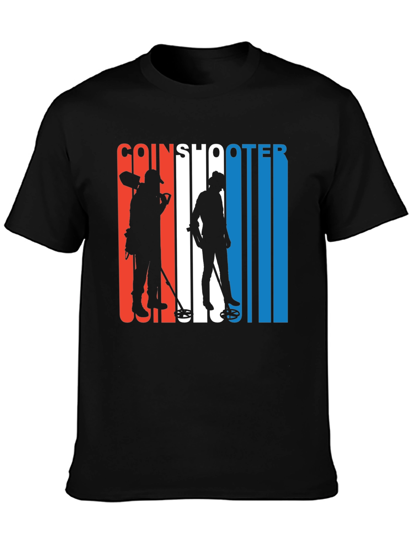Coinshooter Graphic Tee Metal Detecting Hobby