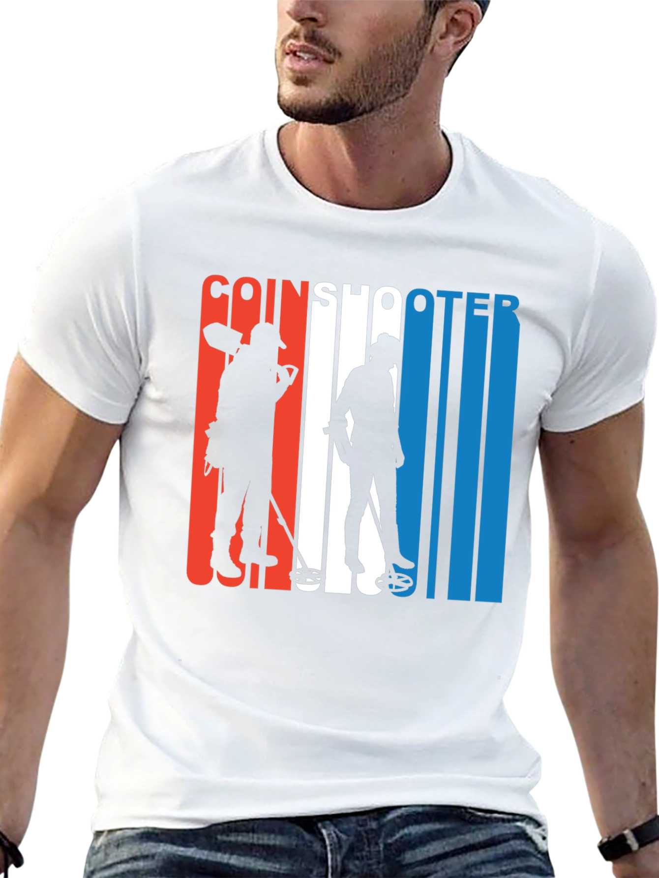 Coinshooter Graphic Tee Metal Detecting Hobby
