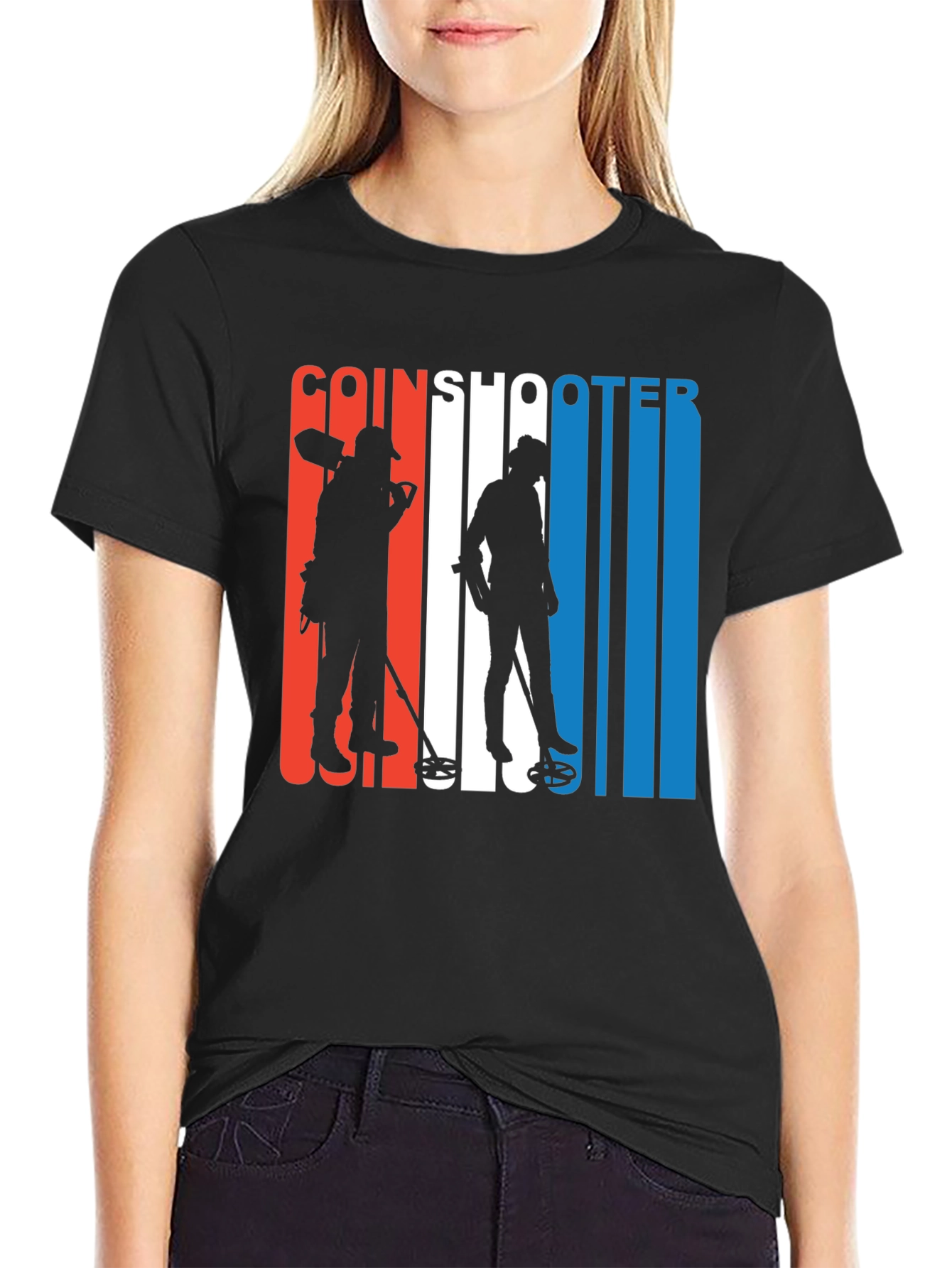 Coinshooter Graphic Tee Metal Detecting Hobby