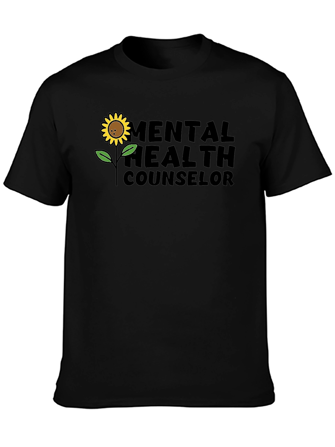 Mental Health Counselor Sunflower T-Shirt