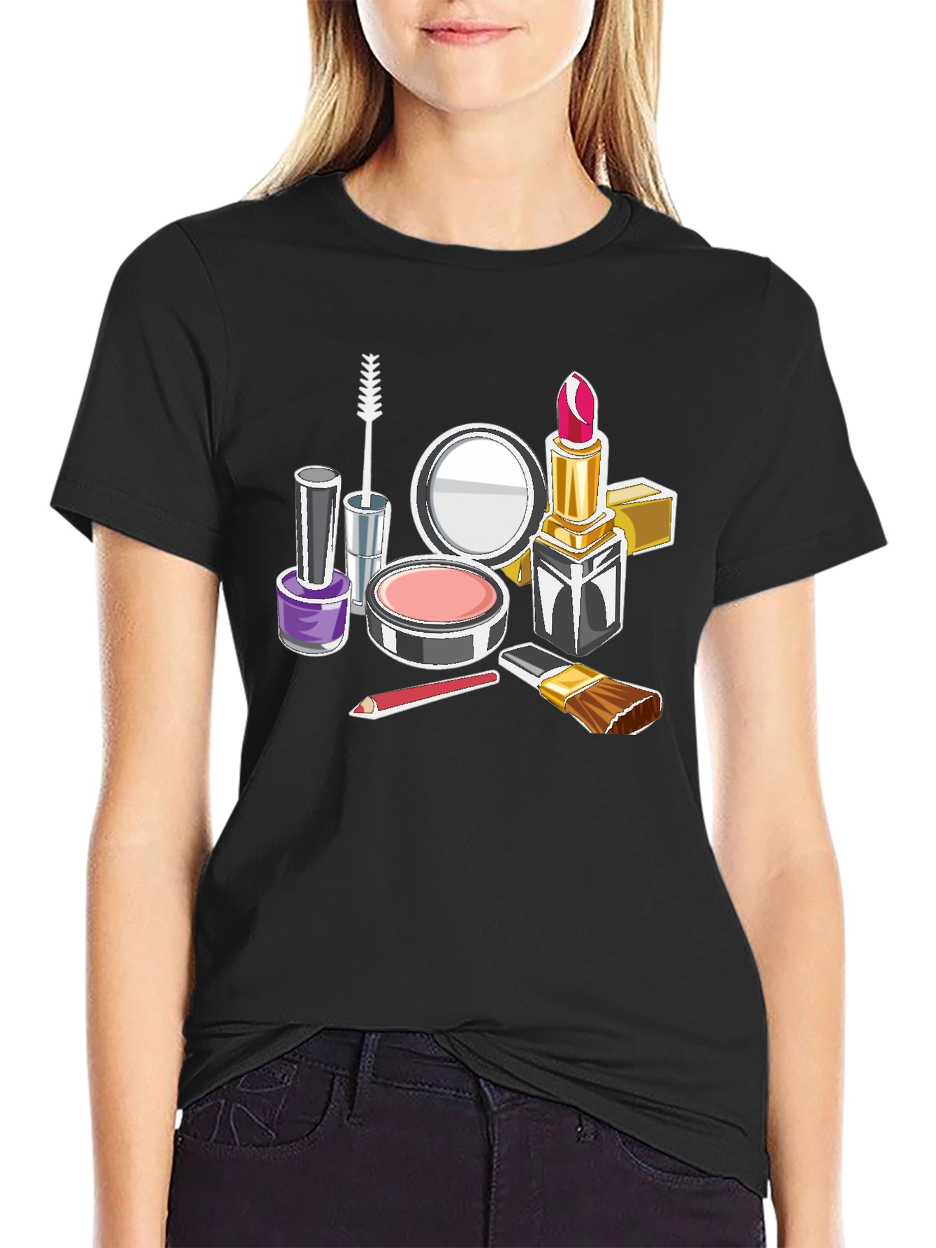 Makeup Graphic T-Shirt