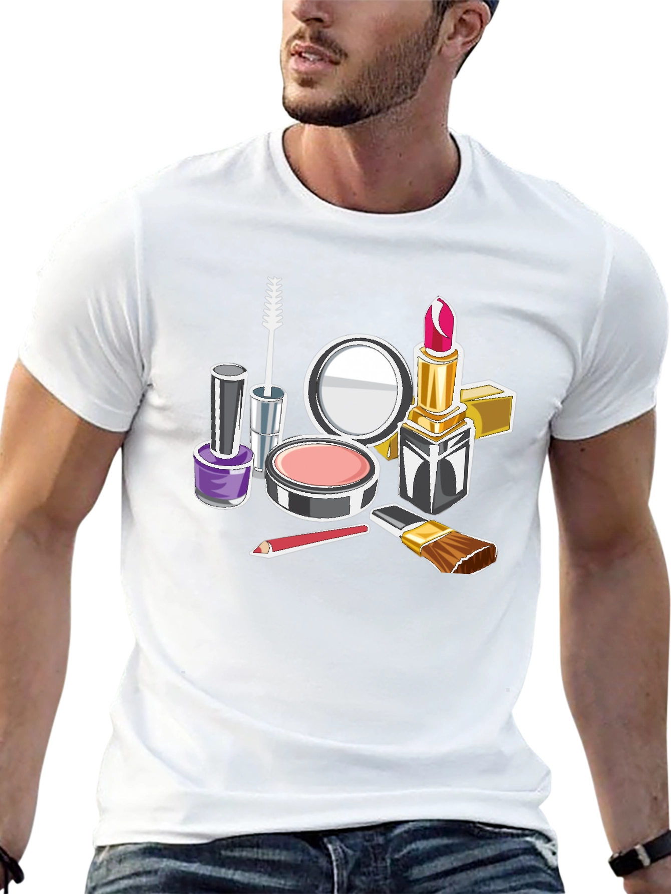 Makeup Graphic T-Shirt