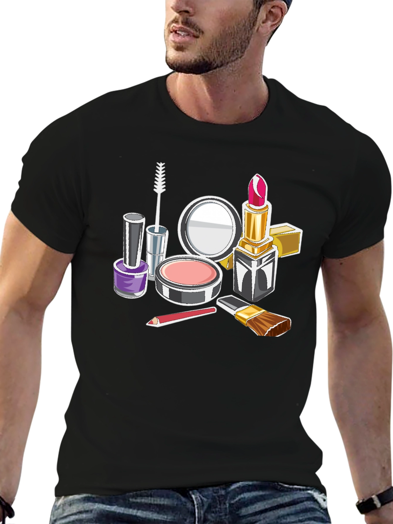 Makeup Graphic T-Shirt