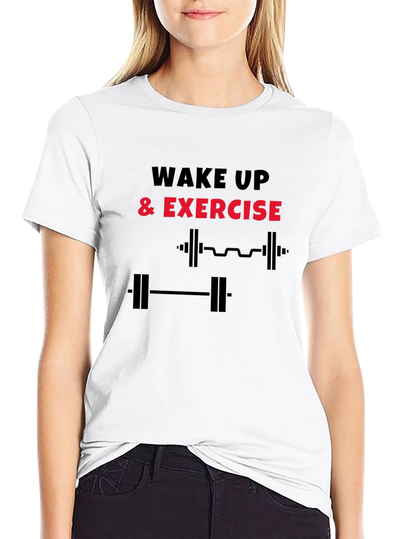 Wake Up & Exercise Graphic T-Shirt