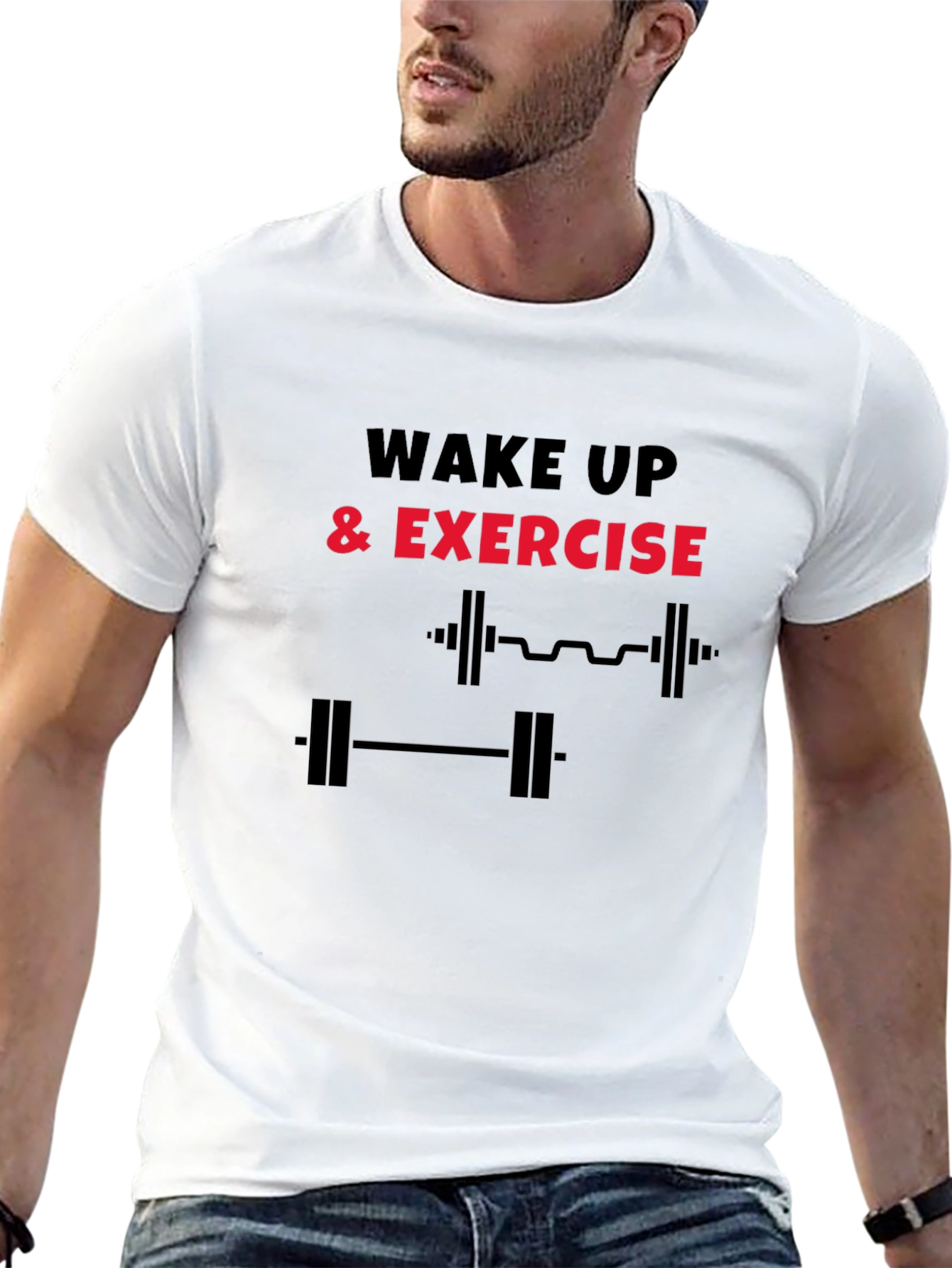 Wake Up & Exercise Graphic T-Shirt