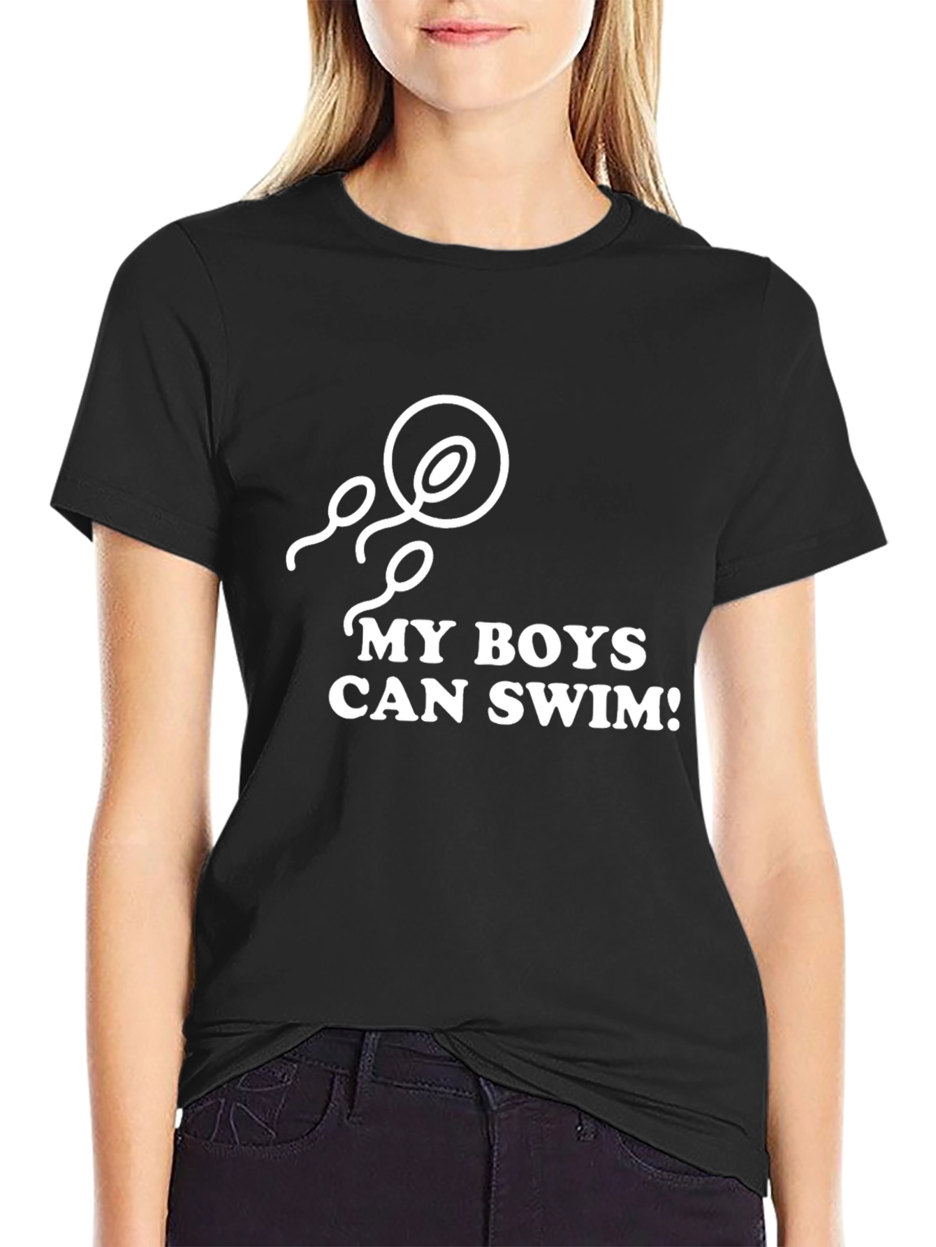 My Boys Can Swim Mens Graphic Tee