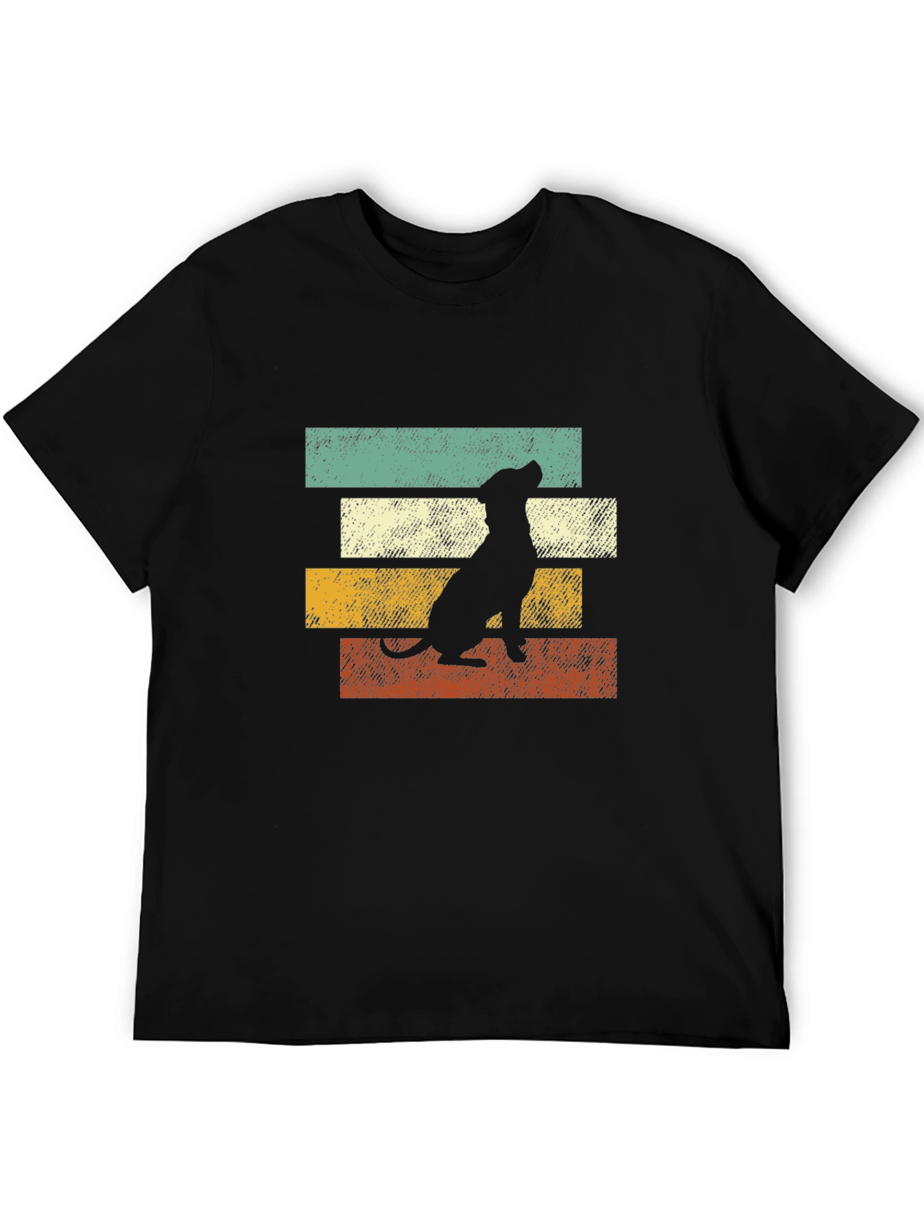 Retro Dog Silhouette Graphic Tee