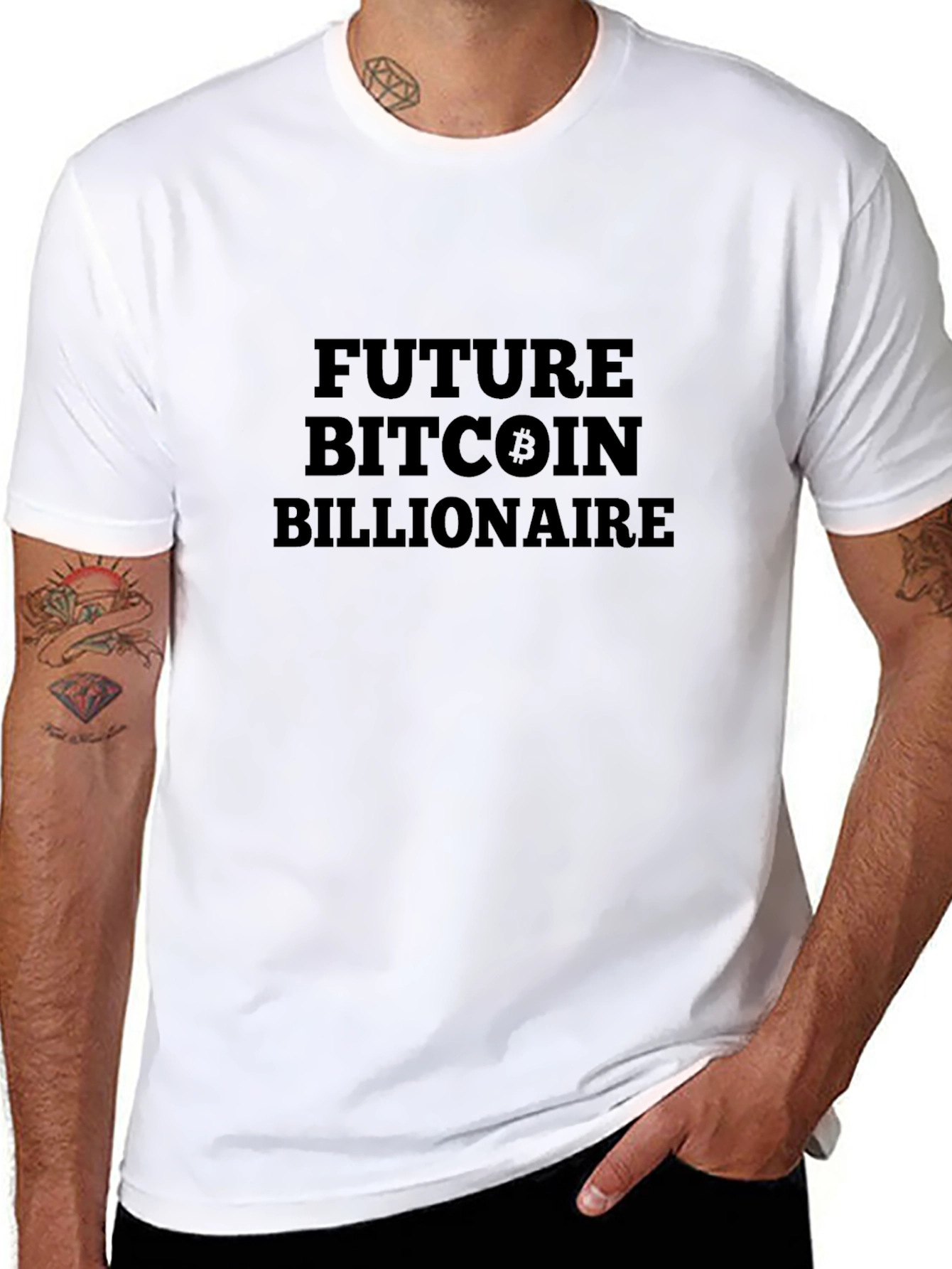 Future Bitcoin Billionaire T-Shirt - Crypto HODL