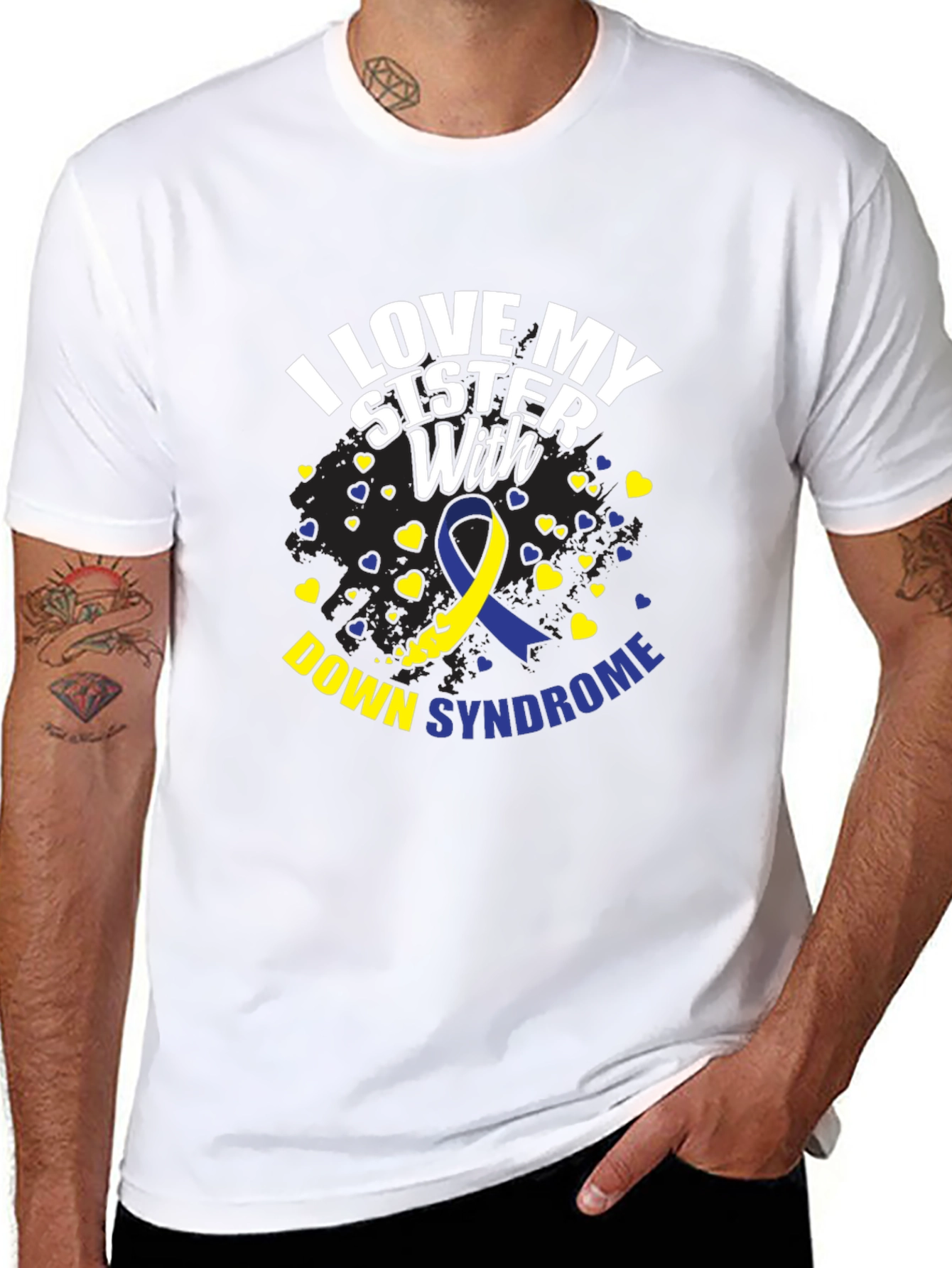 I Love My Sister With Down Syndrome T-Shirt