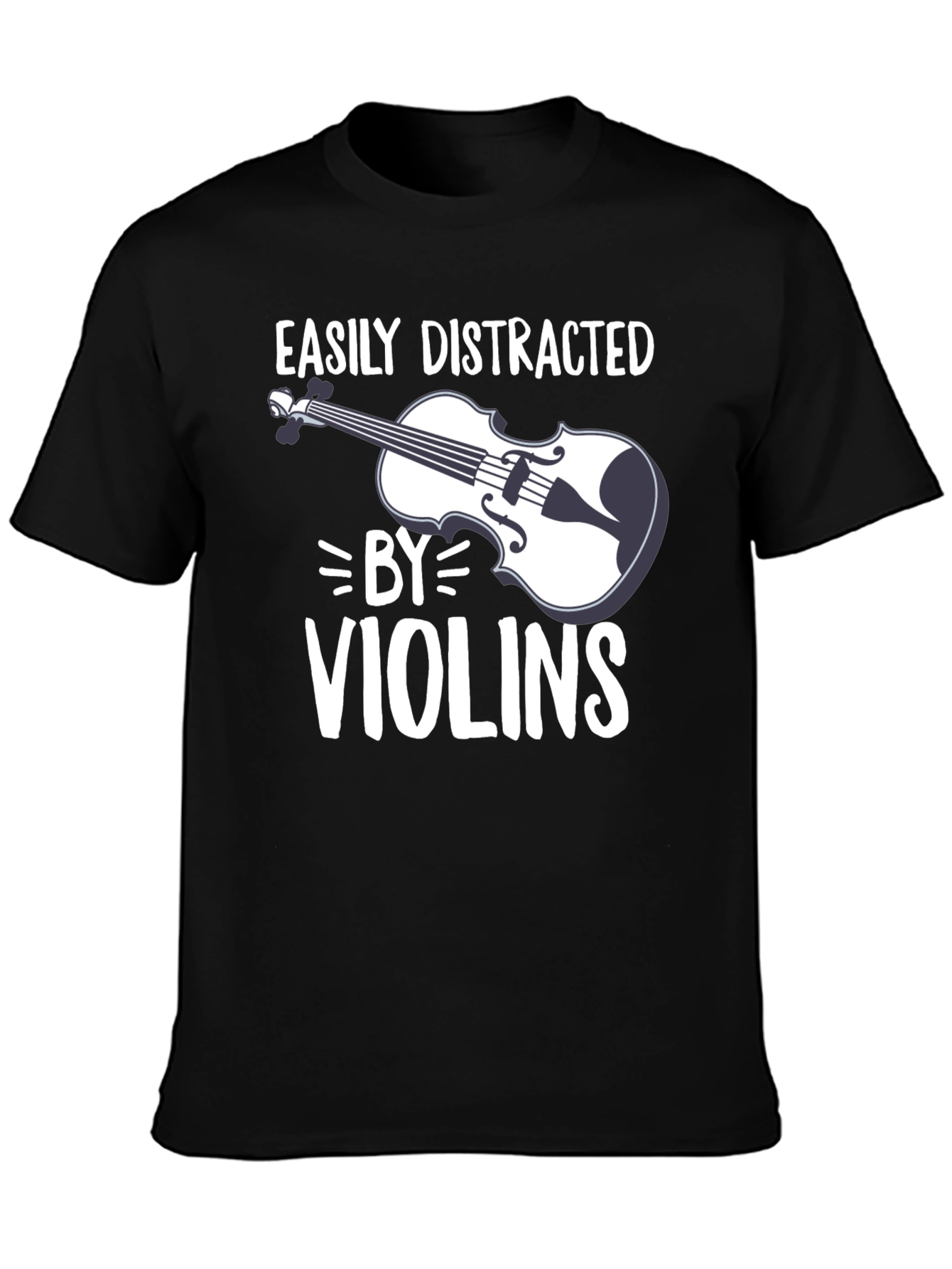Easily Distracted by Violins Graphic Tee