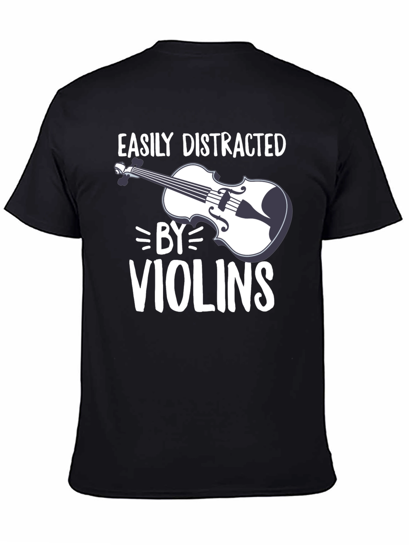 Easily Distracted by Violins Graphic Tee