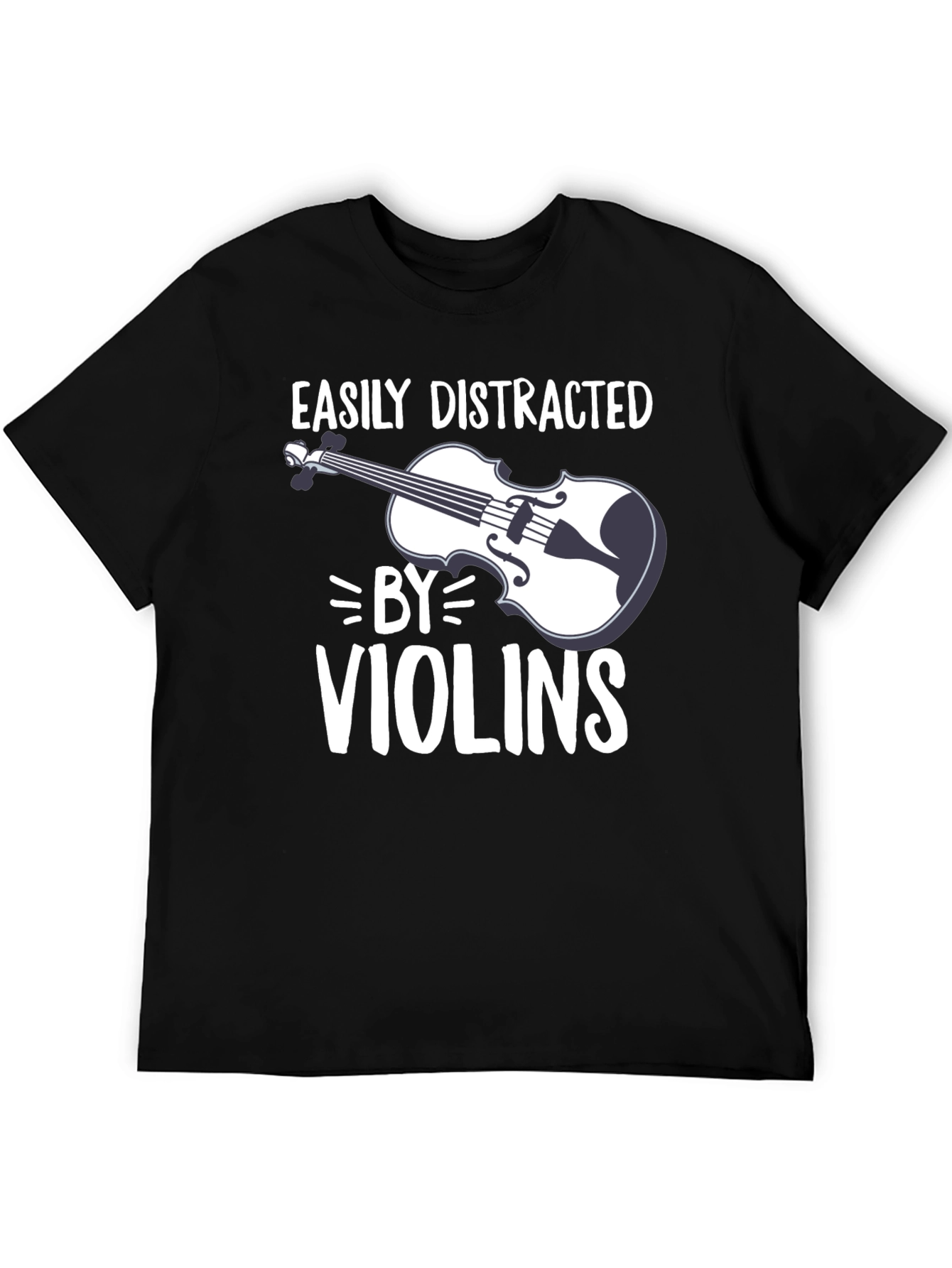 Easily Distracted by Violins Graphic Tee