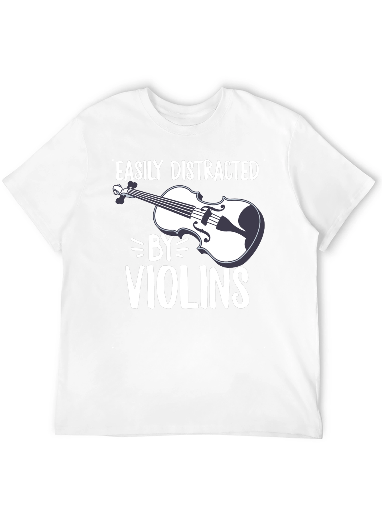 Easily Distracted by Violins Graphic Tee